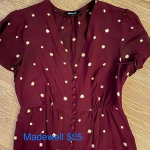 Madewell button up blouse